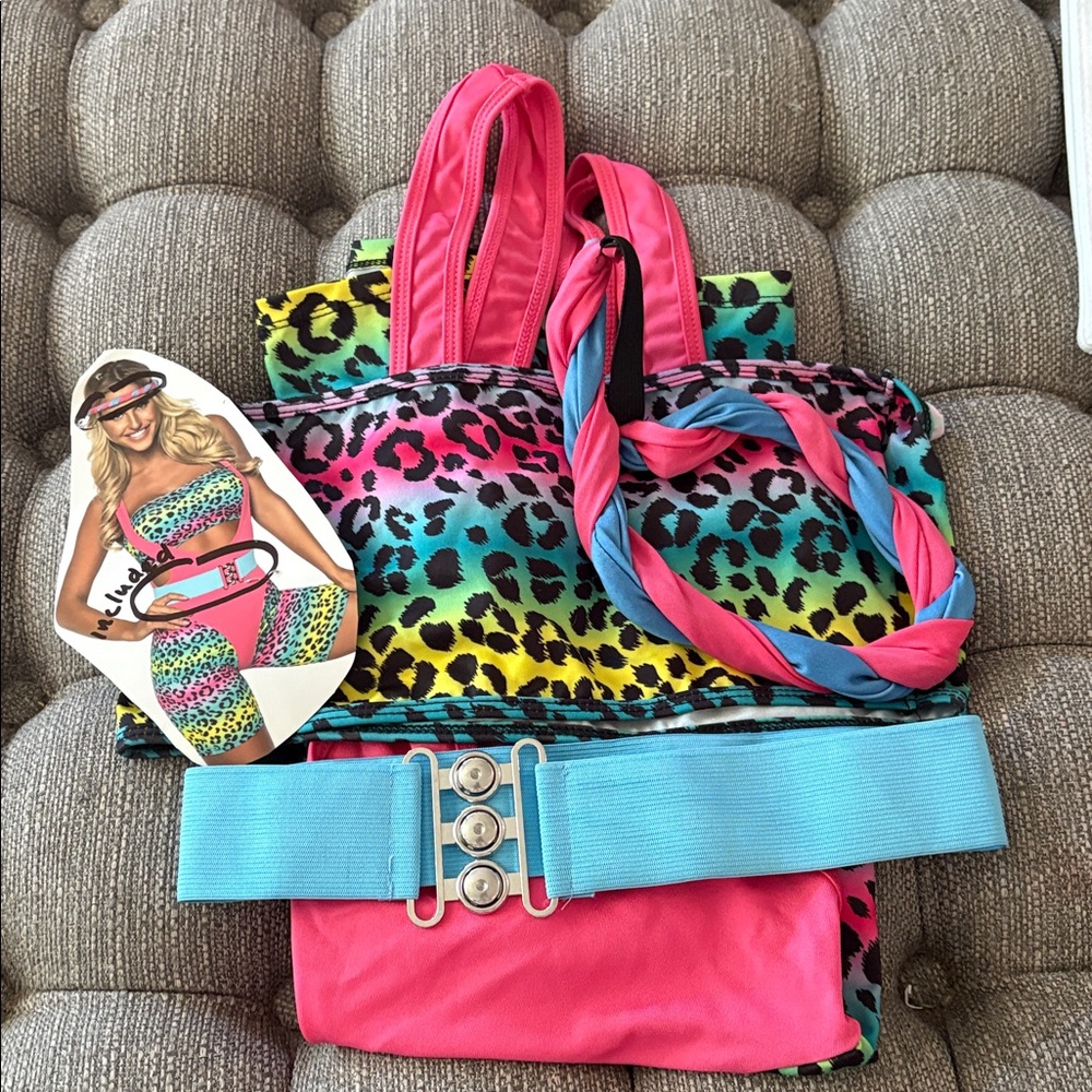 Leg avenue 80s workout costume